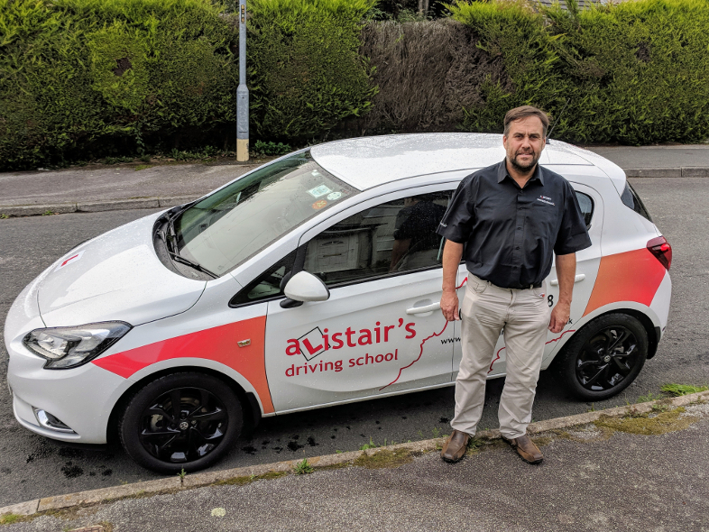 alistair with car