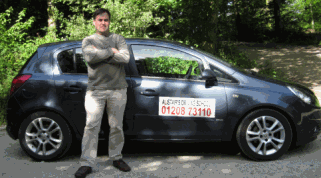 alistair with car